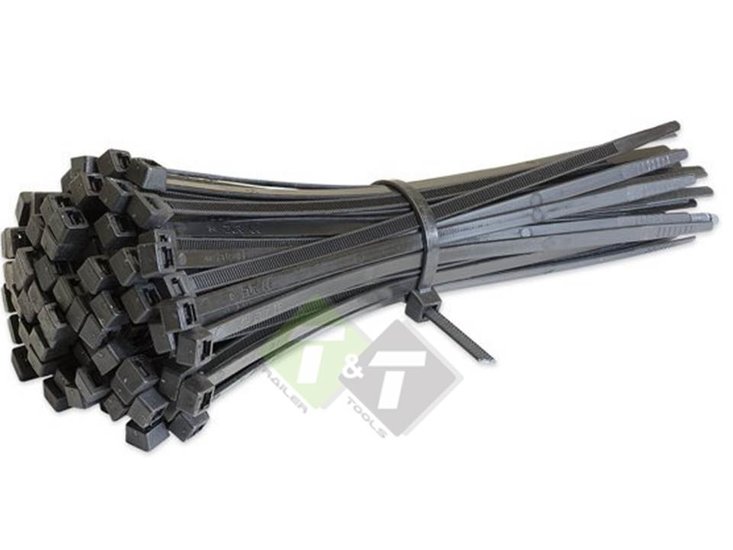 Kabelbinders, tiewraps 75 delig, maten 100, 120 en 200mm, Arrow-Tech