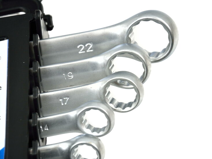 Steekring sleutel set - 12 dlg - 6 t/m 22 mm - Steek ringsleutel - GEKO
