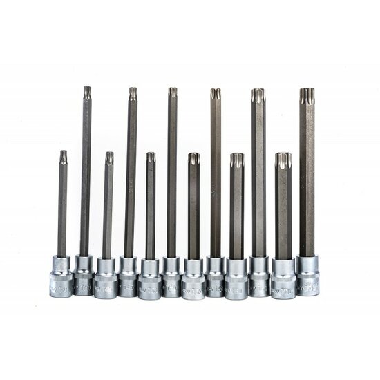 Torx dopset - 1/2 duims aansluiting - 32 delig - Torxdoppen - SATRA