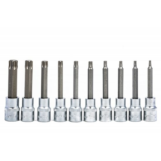 Torx dopset - 1/2 duims aansluiting - 32 delig - Torxdoppen - SATRA