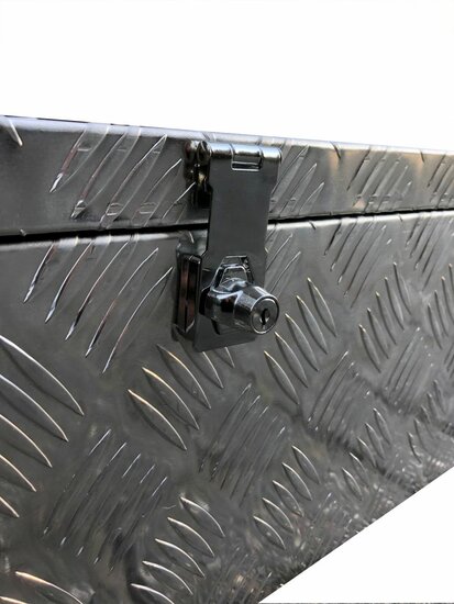 Disselbak aluminium - 760x300x235 mm - Aanhangerbox - Gereedschapskist - Novio