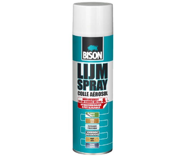 Lijmspray - 500 ml - Vochtbestendig - Lijm - Bison