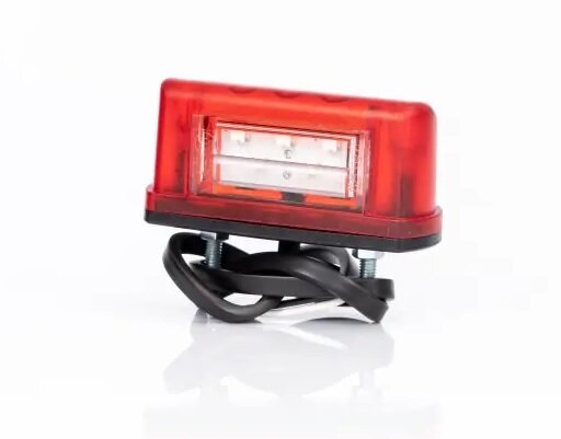 Kentekenverlichting - 12/24 volt - Led kentekenlamp - 5 LEDS - Horpol