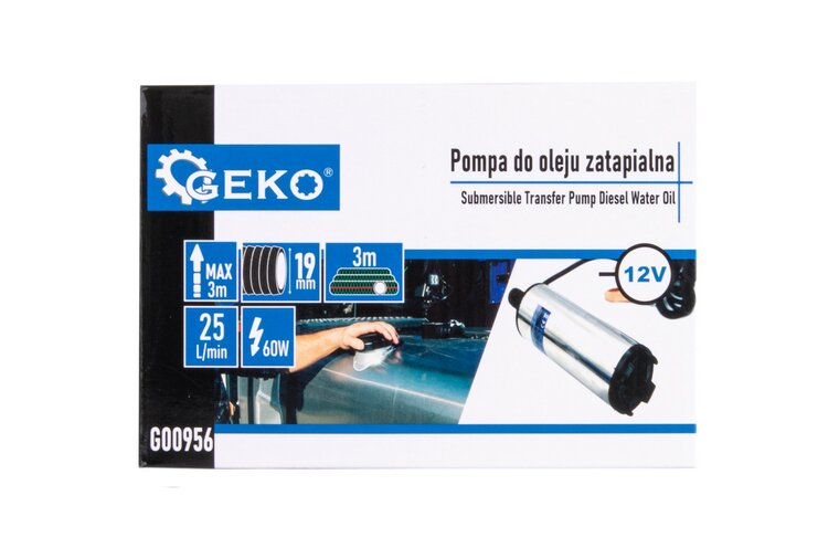 Elektrische dieselpomp - Overhevelingspomp 12&nbsp;Volt - 8.500 rpm - Oliepomp - GEKO