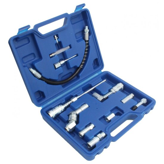 Vetspuit adapter set - 12 delig - Accessoire set voor vetspuit - SATRA