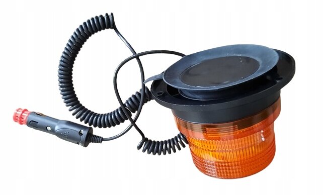 Zwaailamp 40LED Oranje - Waarschuwingslamp - Magneet - 12/24V