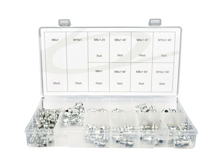 Vetnippels assortiment - 110 delig - Smeernippels - Vetnippel set - GEKO