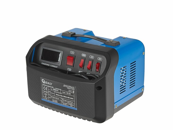 Acculader met starthulp - 12 en 24 Volt - Jumpstarter - 30 Amp&egrave;re - Startbooster - GEKO