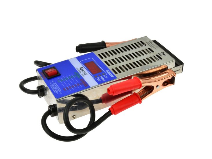 Accutester met LCD scherm - 12 volt accu&#039;s - Geschikt tot 100A - GEKO