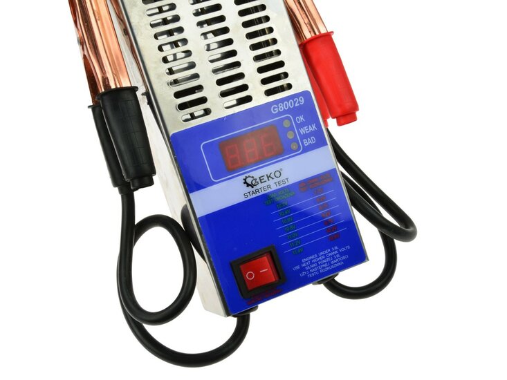 Accutester met LCD scherm - 12 volt accu&#039;s - Geschikt tot 100A - GEKO