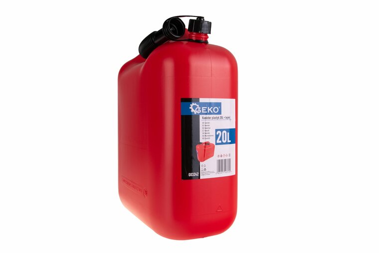 Jerrycan - 20 liter - Kunststof - Brandstof kan - GEKO