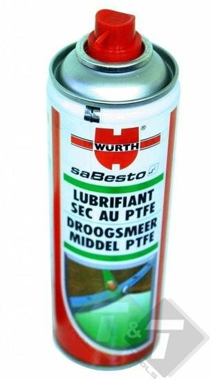 wurth PTFE droogsmeermiddel, PTFE spray, PTFE smeermiddel, spray