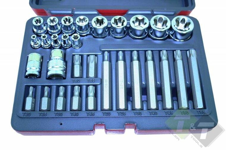 torx bit dop set, torxbit, torxdop, torxdoppen, torxbitten, torx