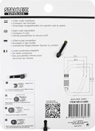 Kabelslot met karabijnhaak en cijferslot - Staalkabel slot - 4x1800 mm - Fietsslot - Stahlex