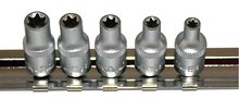 E-Torxdoppen set - E4 tot E8 - 1/4&#039;&#039; - 5 delig - Inwendige torxdoppen - Torx dop - SATRA