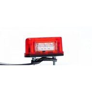 Kentekenverlichting - 12/24 volt - Led kentekenlamp - 5 LEDS - Horpol