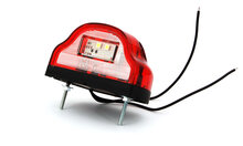 Kentekenverlichting - 2 LEDS - Led kentekenlamp - 12/24 volt  - WAS