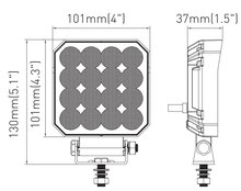 Werklamp LED - 20 Watt - 16x LED - Ledlamp - Bouwlamp