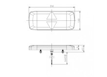 NEON led achterlicht - 12/24 Volt - Rechts - Ledlamp - 104x LED - Achterlamp