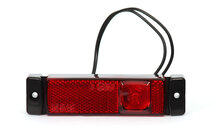 Zijmarkeringslamp - Contourlamp rood - 1 LED - WAS