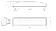 Led Positielamp - Zijmarkeringslamp - Contourlamp wit - Inbouw - WAS