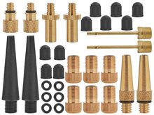 Bandenpomp accessoires set - 36 delig - Luchtnippels - Fiets nippel set - GEKO