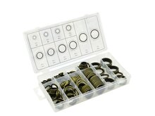 O-ringen assortiment - Metaal met rubber - O ringen - Afdichtingsringen - 150 delig - GEKO