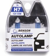 H7 autolamp set - 12 Volt - 55 Watt - Koplamp - Benson