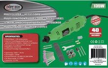 Multi tool set - 135 Watt - 230 Volt - Multislijper - Hofftech