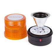 Zwaailamp 24LED Oranje - Waarschuwingslamp - Magneet - 2.4 Watt - Benson