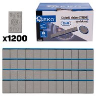 Plaklood grijs - 12x5 gram - Kleefgewicht - 100 strips - Plakgewicht - Balanceer lood - GEKO