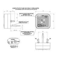 Breedtelamp, Breedte lamp, Zijlamp, Zij lamp, Contourlamp, Contour lamp, Lampen, Ledlamp, Led lamp, Contourverlichting, Contour